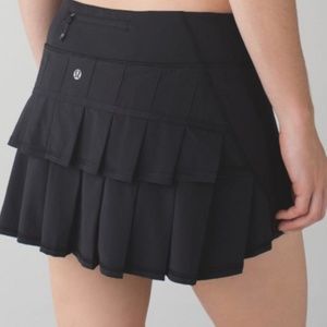 Lululemon Black Pace Setter Skirt Size 10
